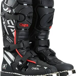 O'NEAL Youth Black Red White MX Motocross Boots